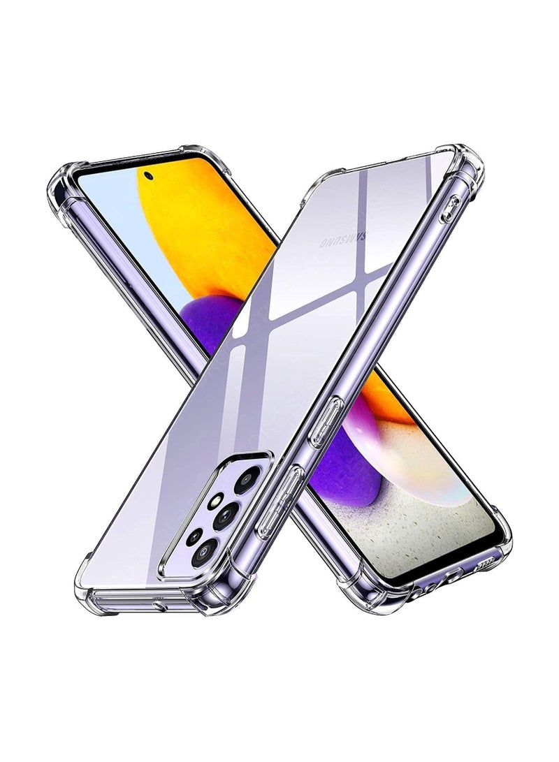 Galaxy A52S Case Cover – Soft Transparent Clear Protective Bumper with Shock Absorption Technology – Slim, Lightweight, Anti-Scratch, and Durable Case for Full Protection Against Drops and Daily Wear - Image 1