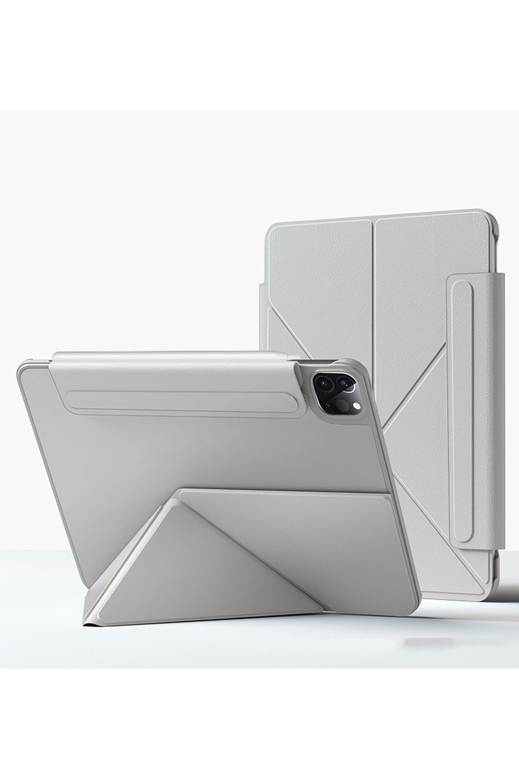 غطاء آيباد ميني 7 A17 برو (2024) - متوافق مع الجيلين السابع والسادس (2024/2021)، تصميم مغناطيسي رفيع وقوي، 4 زوايا للوقوف، حماية متينة، يدعم القلم.