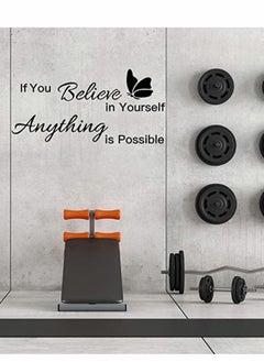 Excefore Stickers 2 Sheets Wall Quotes Stickers Ability Motivation Attitude Inspirational Home Decals Decor for Office School Classroom Teen Dorm Room  - Image 3