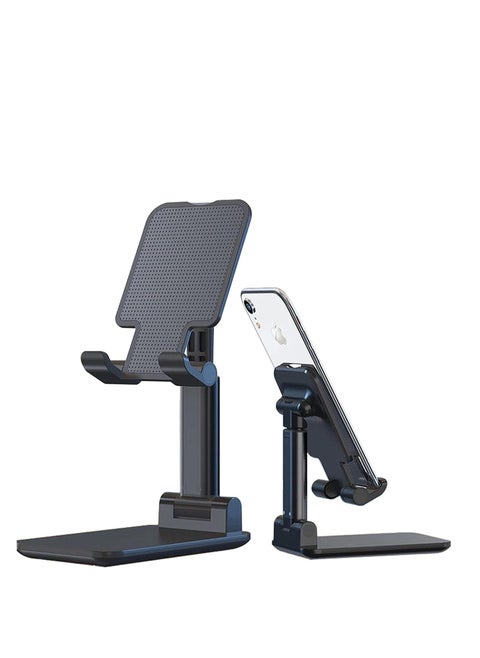 Mobile Phone Stand for Desk-Portable Mobile Phone Holder Cell Phone Stand, Foldable Portable Desktop Stand Adjustable Height and Angle Phone Holder for Deskb Stand Compatible with Every Mobile phone