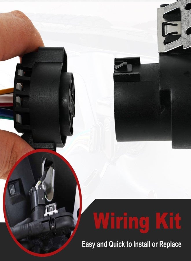 Jetuplusllc موصل سلك توصيل مقطورة 7 طرق مع مجموعة تركيب موصل USCAR لسيارات البيك أب متعددة السحب - Image 5