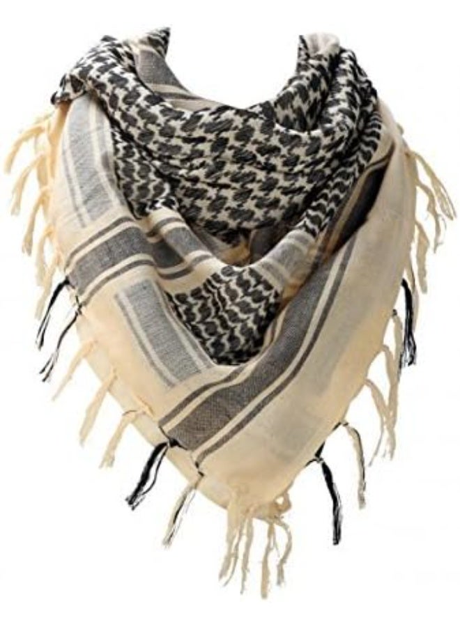 VOCHIC Military Shemagh Arab Tactical Desert Keffiyeh Thickened Scarf Wrap for Women and Men 43"x43" - Image 1