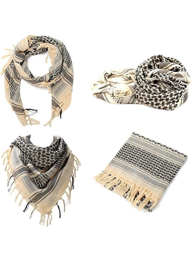 VOCHIC Military Shemagh Arab Tactical Desert Keffiyeh Thickened Scarf Wrap for Women and Men 43"x43" - Image 2