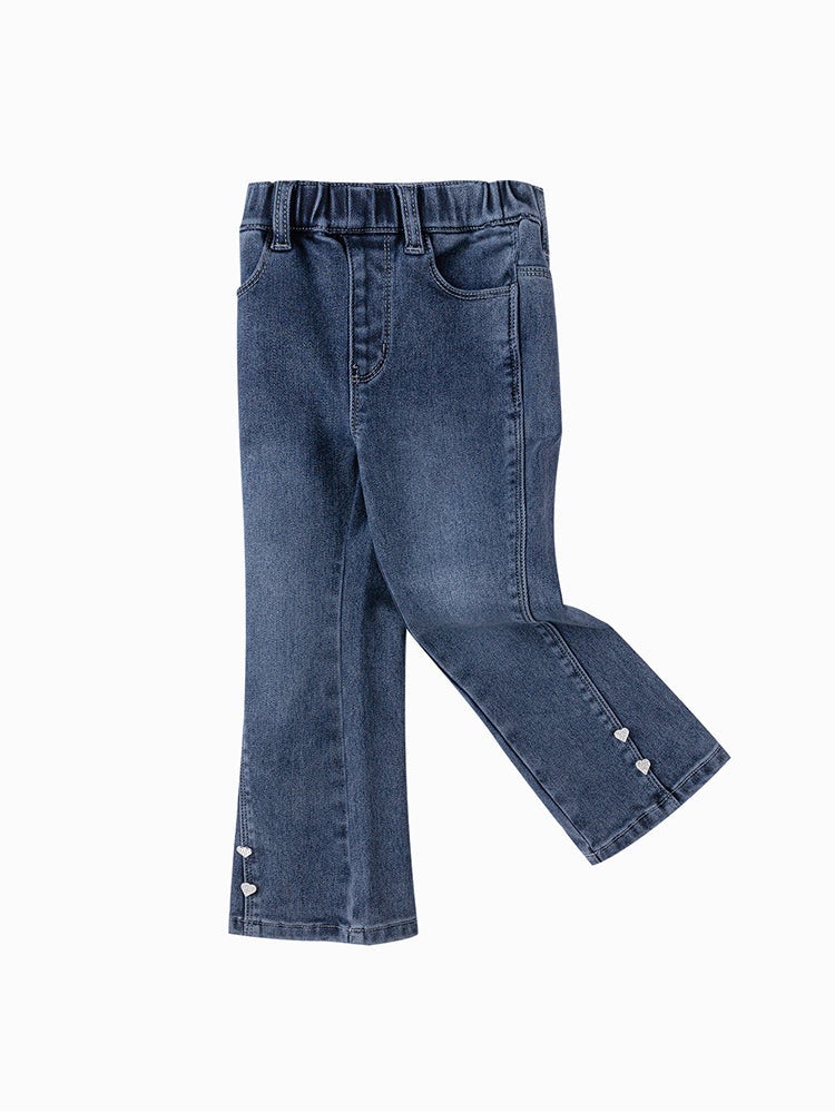 بالابالا بنطلون جينز بحجارة مرصعة للبنات - Image 1