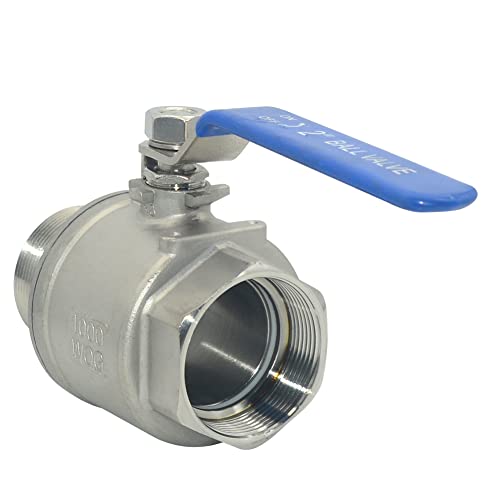 DAN SPEED 2 Inch Male x Female NPT Ball Valve S304 Stainless Steel,Full Port Heavy Duty for Water, Oil, and Gas,1000WOG (2 inch) - Image 5