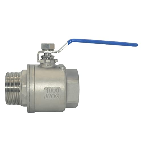 DAN SPEED 2 Inch Male x Female NPT Ball Valve S304 Stainless Steel,Full Port Heavy Duty for Water, Oil, and Gas,1000WOG (2 inch) - Image 3