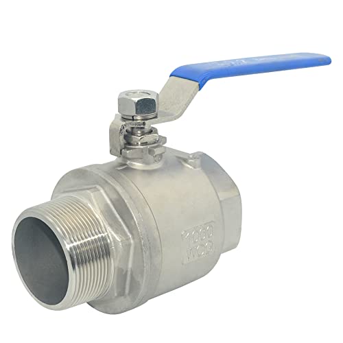 DAN SPEED 2 Inch Male x Female NPT Ball Valve S304 Stainless Steel,Full Port Heavy Duty for Water, Oil, and Gas,1000WOG (2 inch) - Image 2