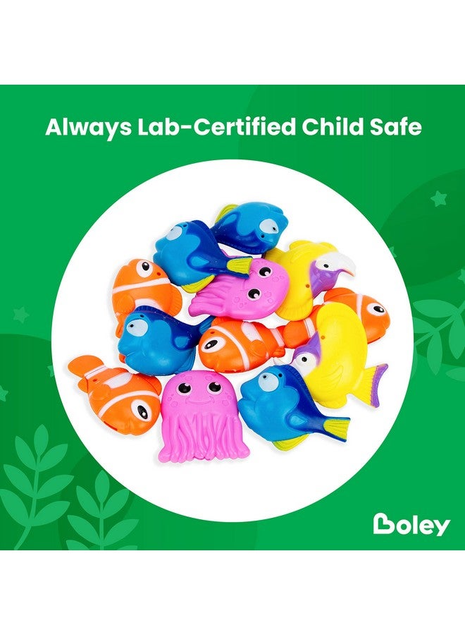 BOLEY Boley Dive & Grab Fishing Game Set - 14 Pc Sinking Bath Toys for Kids - Water Games & Bath Toys for Toddlers! - Image 4