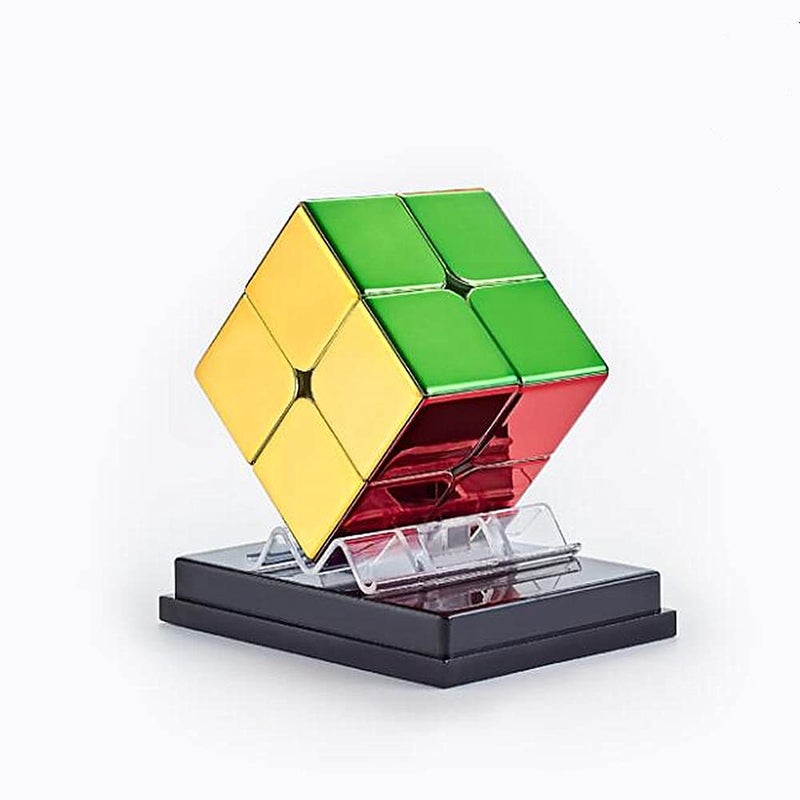 LiangCuber Cyclone Boys 2x2 Magnetic Speed Cube Stickerless Mirror Reflective Cube Shiny Cube Puzzle - Image 3