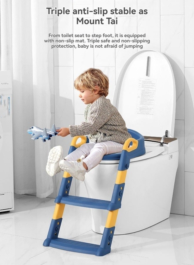 إم مياويان سلم مرحاض للأطفال، رف مرحاض للأطفال، مساعد مرحاض متدرج، مقعد مرحاض محمول للأطفال، رف مساعد - Image 5