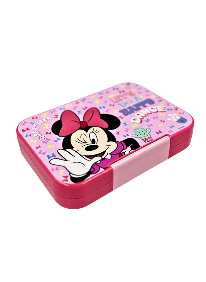 ديزني لانش بوكس اطفال بقفل زر واحد مزين بطبعة ميني - Image 2