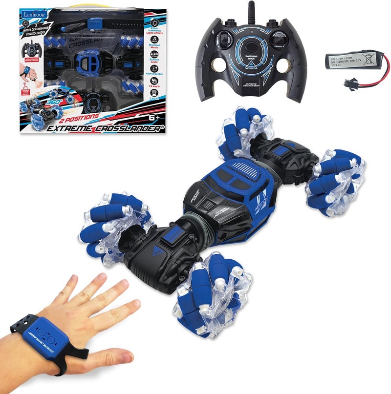 Lexibook RC EXTREME CROSSLANDER STUNT CAR WITH MOTION CONTROL LIGHT N SOUND - Image 1