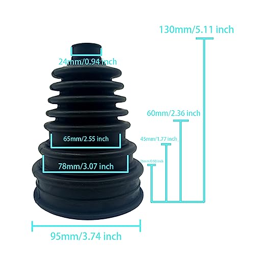 Carmoeignin Universal CV Joint Boot Kit,Thick CV Boot - Image 4