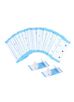 YAFIYGI 36PCS Wig Tape Strips Waterproof DoubleSided Wig Tape for Lace Wig Blue Adhesive Tape for Wigs Toupees Hair Pieces and Hair Extension Toupees Strong Hold Extra Bold Ultra Clear Hair Tape with Hole 