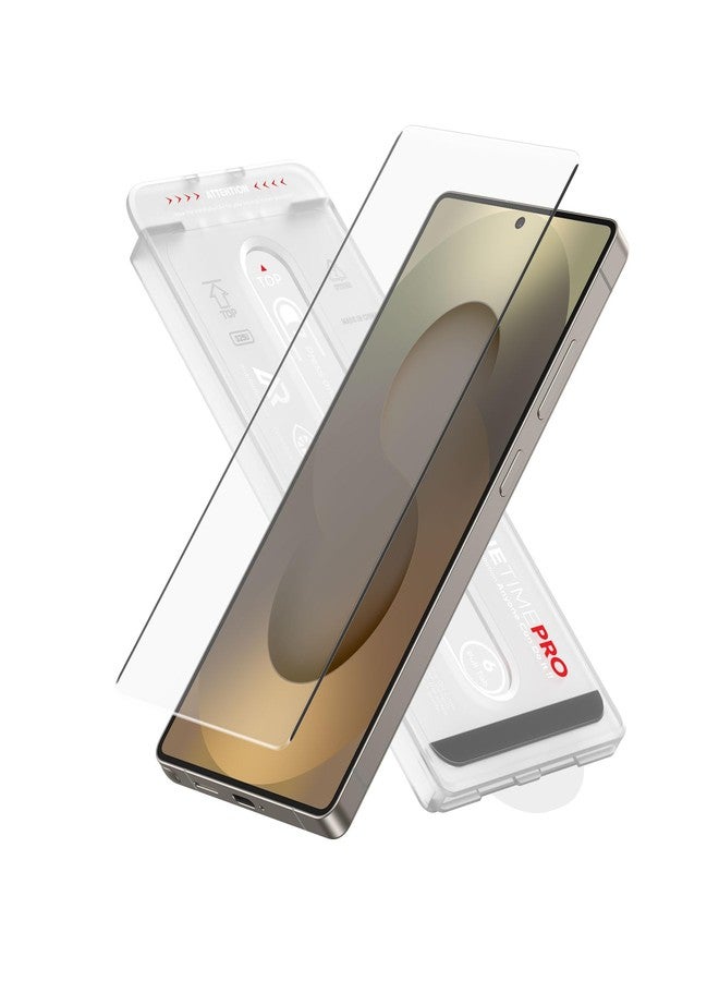 FLOLAB NanoArmour ONETIME PRO for Samsung Galaxy S25 Ultra 3D Screen Protector Anti Reflective Tempered Glass PolarSpectra Anti-Rainbow, Edge to Edge, Fingerprint ID Compatible, Easy to Install - Image 1