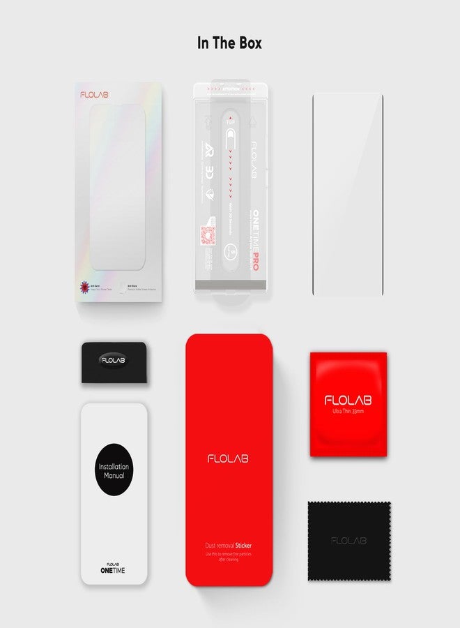 FLOLAB NanoArmour ONETIME PRO for Samsung Galaxy S25 Ultra 3D Screen Protector Anti Reflective Tempered Glass PolarSpectra Anti-Rainbow, Edge to Edge, Fingerprint ID Compatible, Easy to Install - Image 5