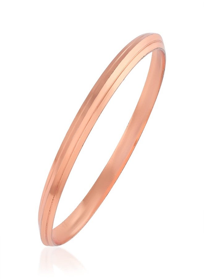 morir Copper Plated Bracelet Anklet (Kada) For New Born Baby Girl Or Baby Boy (0 To 1 Year Old) Pack Of One - Image 2