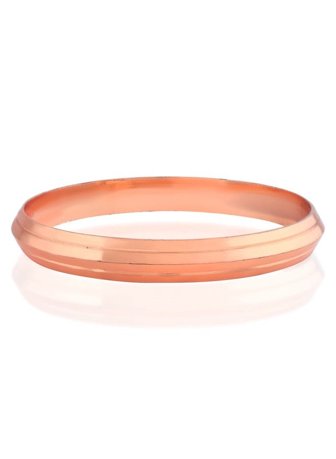 morir Copper Plated Bracelet Anklet (Kada) For New Born Baby Girl Or Baby Boy (0 To 1 Year Old) Pack Of One - Image 1