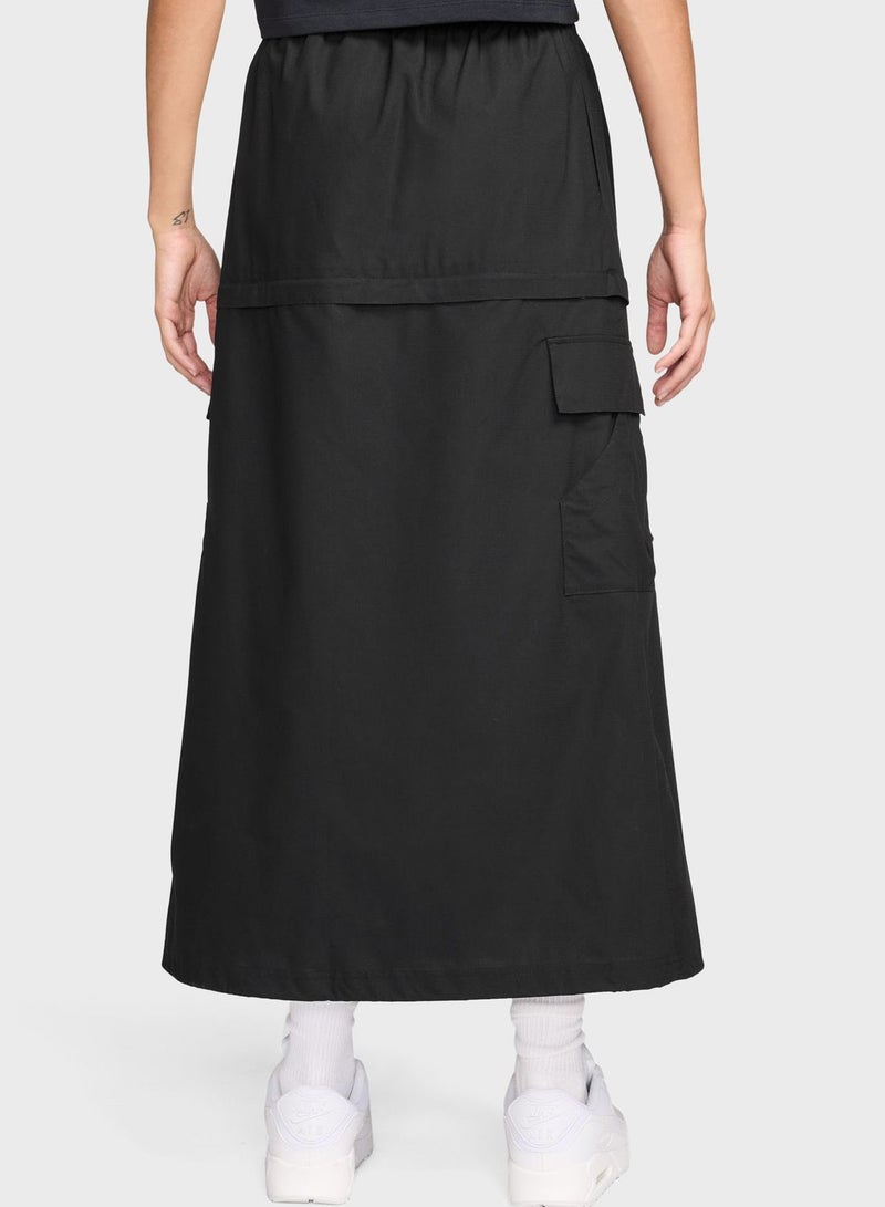 Nike Nsw Essential Woven Midrise Cargo Middi Skirt  - Image 2