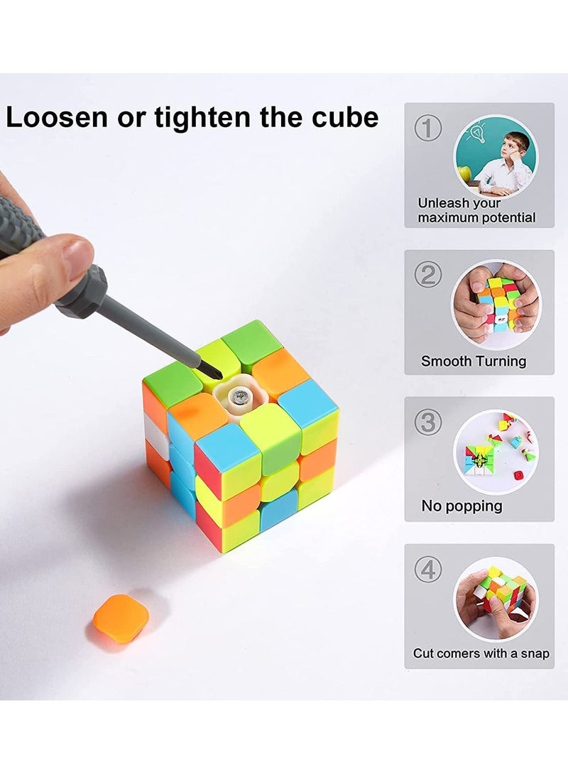 Qiyi Warrior S 3X3 Non Magnetic Speedcube Stickerless Cube - Image 4