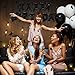 Charnoel Black Happy Birthday Balloons Decorations Happy Birthday Letter Balloons Banner Set with 24pcs Round Flameless LED Candles and 2000pcs Artificial Rose Petals for Women Men Room Party Decor - Image 4