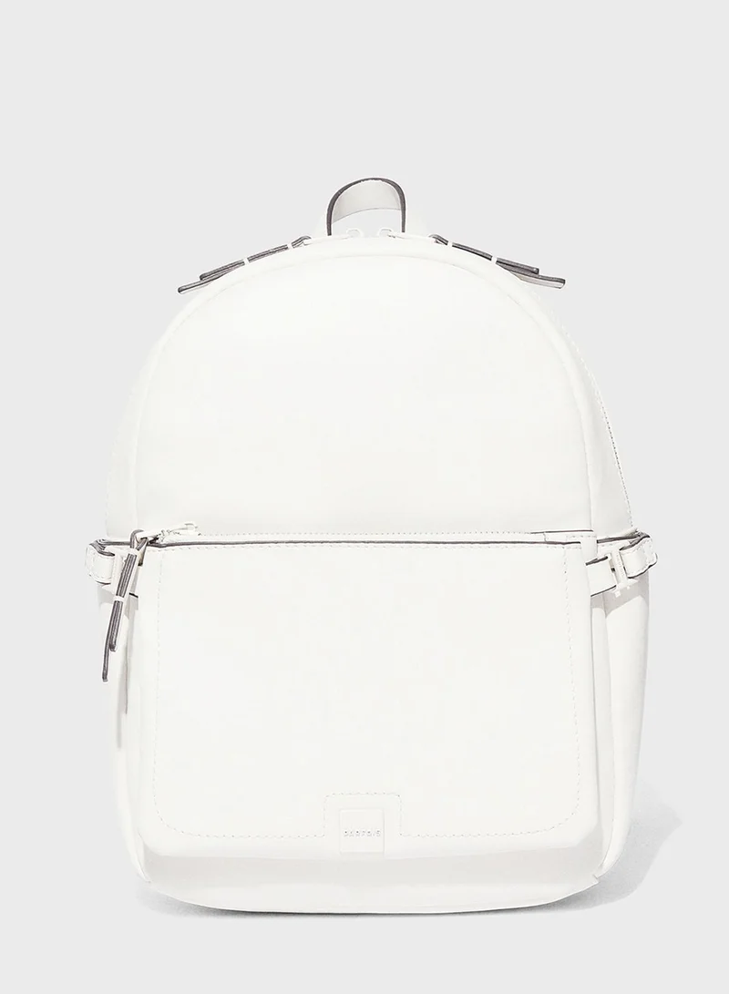 PARFOIS Printed Backpack With Exterior Pocket