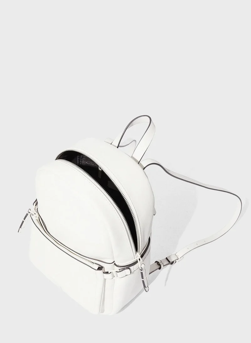 PARFOIS Printed Backpack With Exterior Pocket