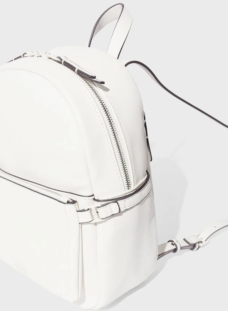 PARFOIS Printed Backpack With Exterior Pocket
