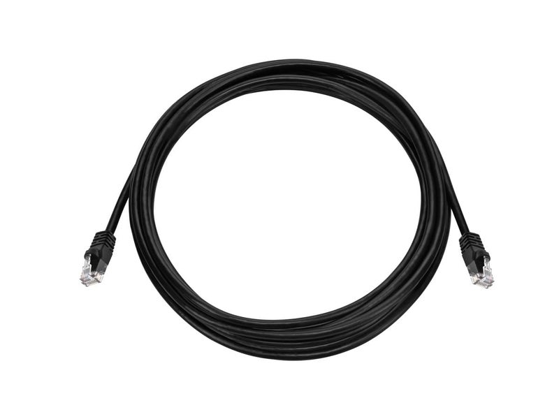 Monoprice Cat6 Ethernet Patch Cable - Snagless RJ45, Fullboot, 24AWG Stranded Pure Bare Copper Wire, 550Mhz, UTP, 14 Feet, Black - Image 4