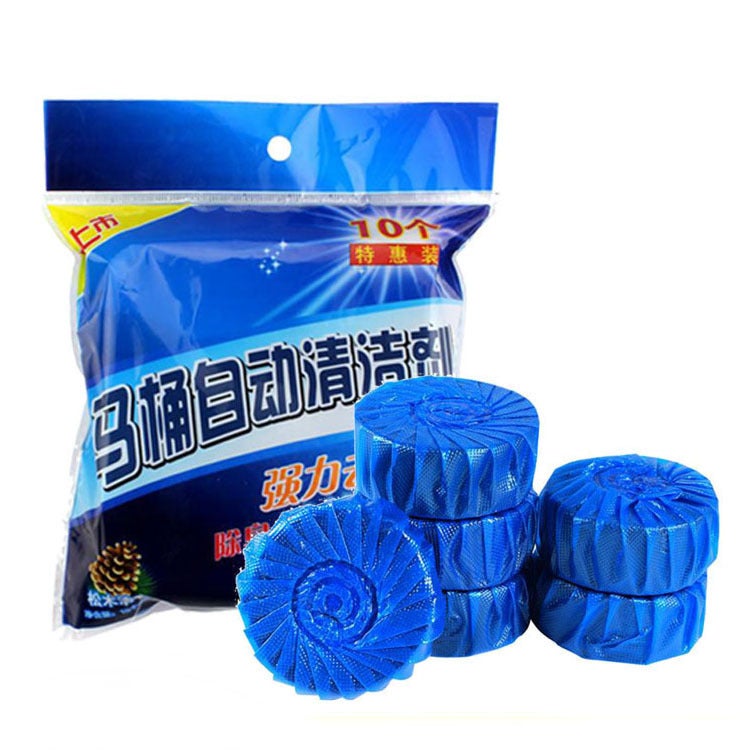 Toilet Cleaning Spirit Toilet Cleaning Treasure Cleaner Block Blue Bubble Toilet Odor-Removing Fragrance Toilet Household Toilet Deodorization - Image 3