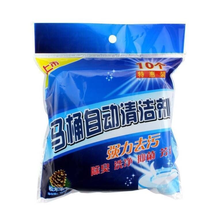 Toilet Cleaning Spirit Toilet Cleaning Treasure Cleaner Block Blue Bubble Toilet Odor-Removing Fragrance Toilet Household Toilet Deodorization - Image 1