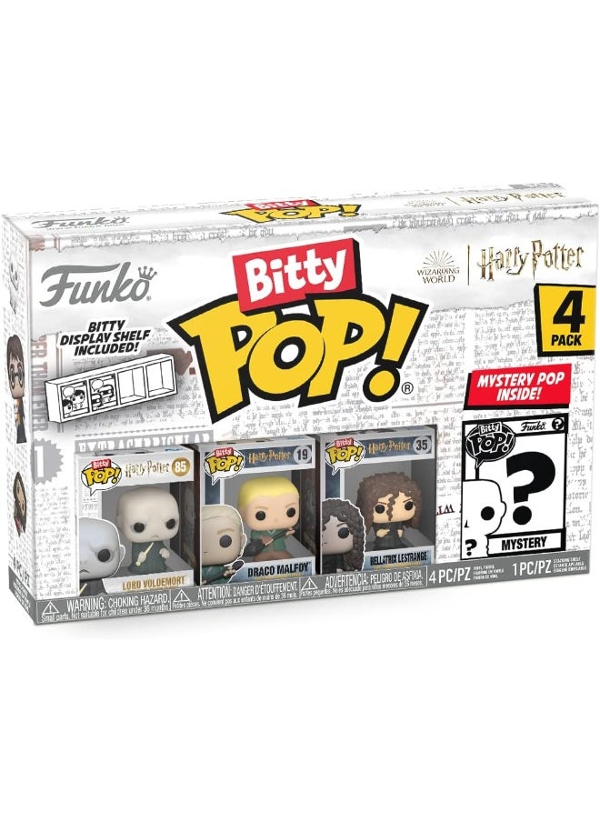 Funko Bitty Pop! Harry Potter - Lord Voldemort, Draco Malfoy (Quidditch), Bellatrix Lestrange and A Surprise Mystery Mini Figure - 0.9 Inch (2.2 Cm) Collectable - Gift Idea - Cake Topper - pzsku/Z8F4EB9754993866C4C07Z/45/_/1720347574/e800d8a4-82c0-4c80-b3c7-95380084cd4e