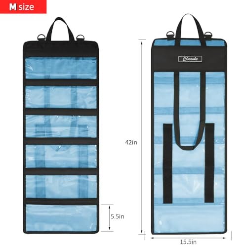Chuanke Lure Bag 6 Pocket PVC Protective Cover Durable Fishing Bag Trolling Lure Tackle Box - Image 3