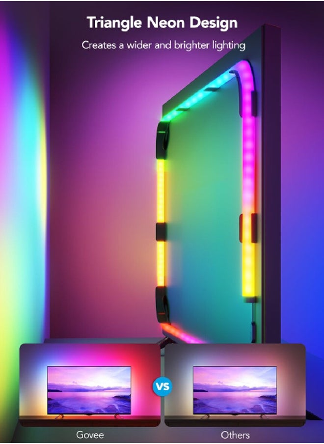 Govee Energy Class G RGBIC Neon TV Backlight for 48-75 Inch TV Multicolor 9.8ft H61B2  - Image 5