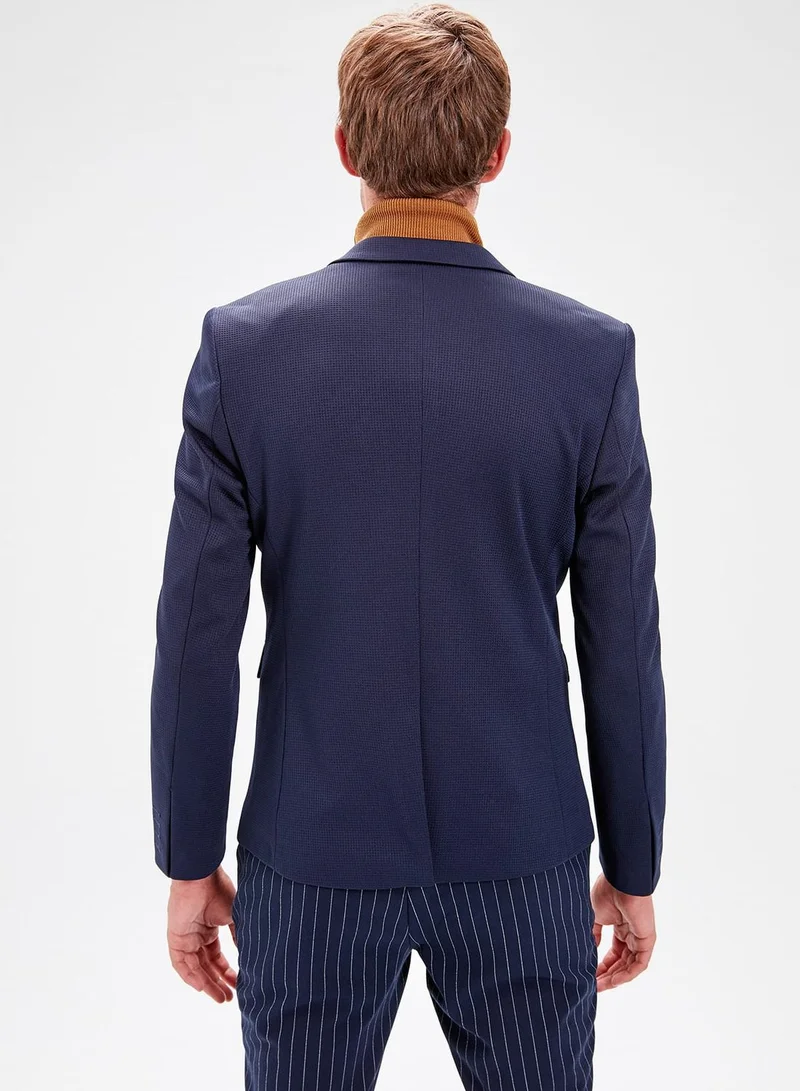 trendyol Lapel Pin Slim Fit Blazer