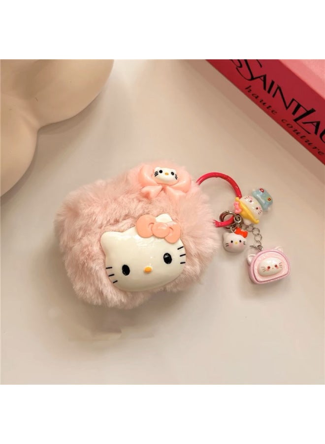 Plush Cute Cartoon Belt Pendant For Apple AirpodsPro 3 Generation Headphone Cover Airpods1/2 Generation-Color:-Applicable Models:Airpods Pro/pro2 Generation Universal  - Image 1