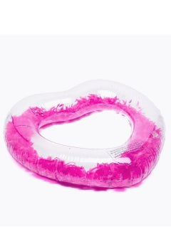 Generic Transparent feathers Heart Shaped Swim Ring  - Image 2