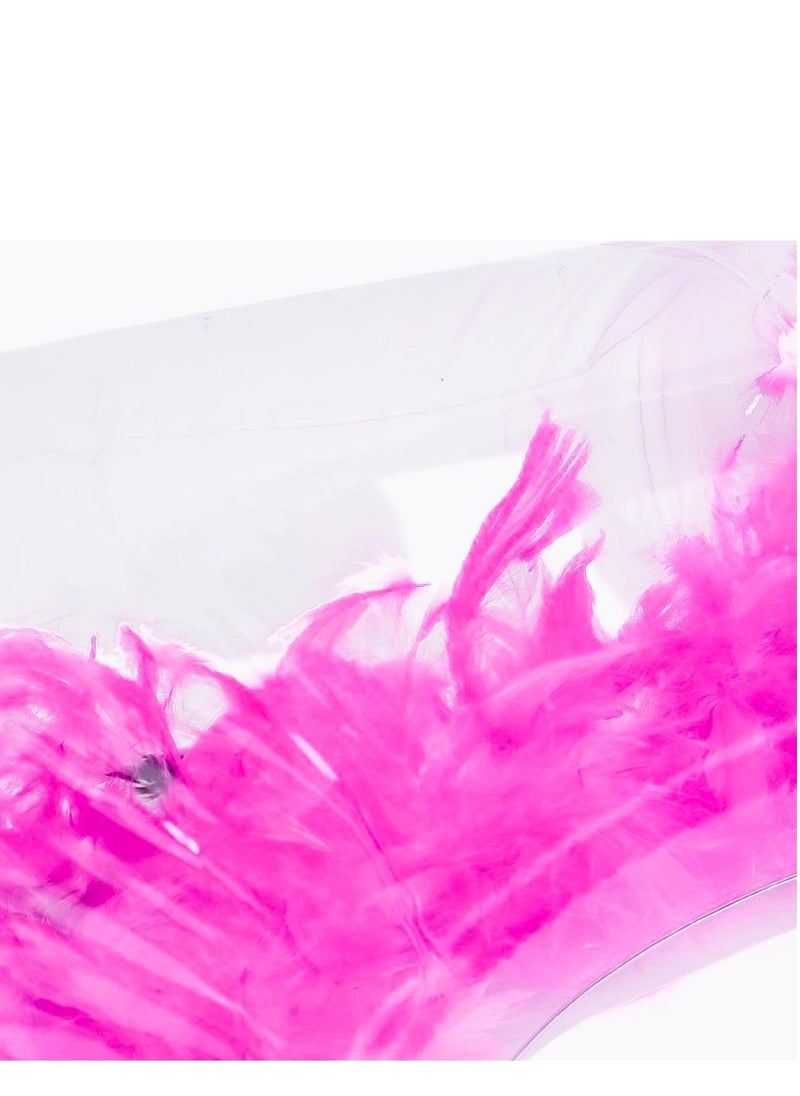 Generic Transparent feathers Heart Shaped Swim Ring  - Image 3
