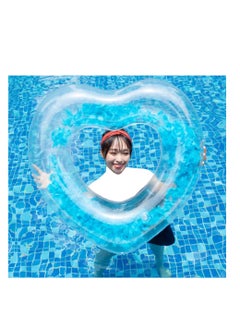 Generic Transparent feathers Heart Shaped Swim Ring  - Image 5