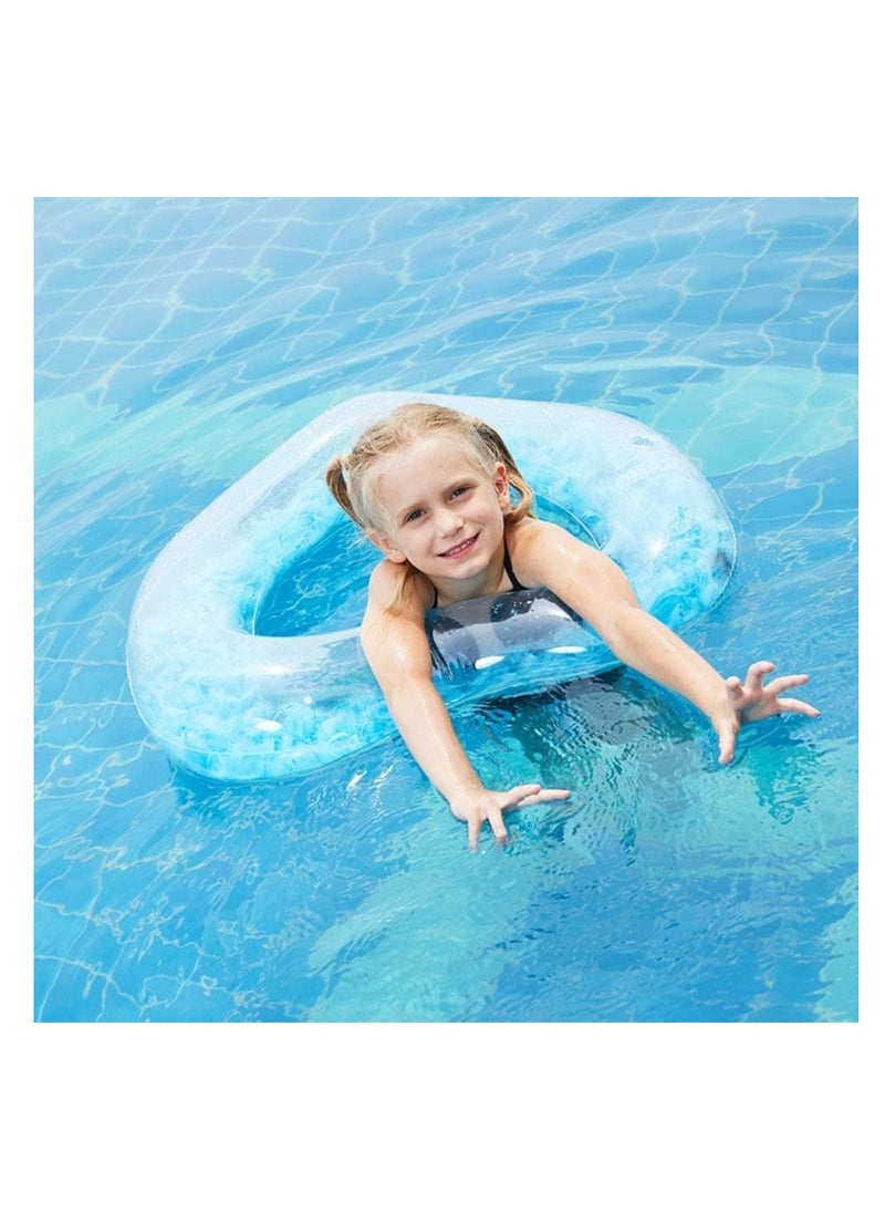 Generic Transparent feathers Heart Shaped Swim Ring  - Image 4