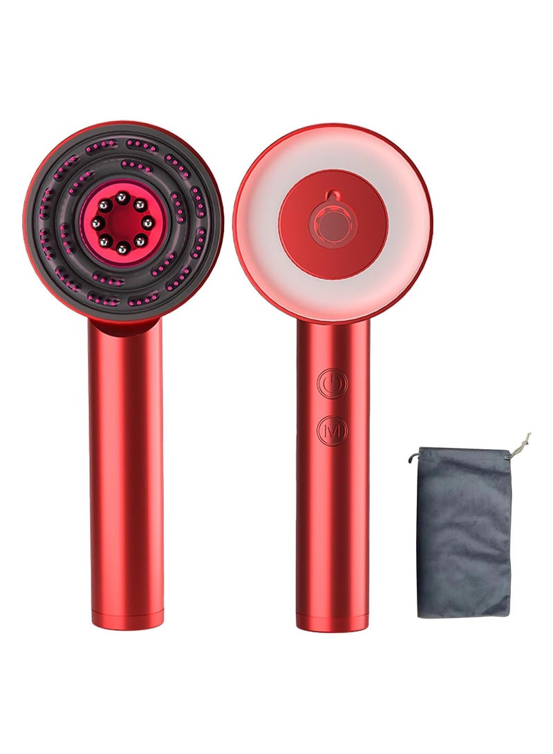 Luxury Scalp Massager Brush with Oil Dispenser - Cordless Electric Device, IPX7 Waterproof, for Home Hair and Head - Image 4