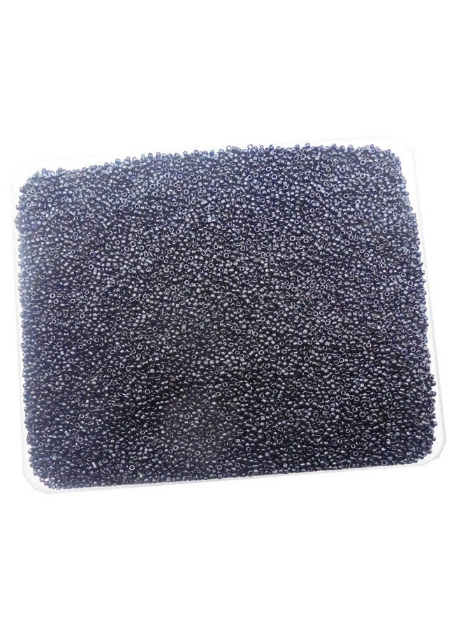 إيشوبي خرز بذور زجاجي أسود اللون من eshoppee، 200 جم، 15/0، لمجموعة صنع المجوهرات، مواد فنية وحرفية، مواد لصنع القلائد والأساور والأقراط، مجموعة DIY (1) - Image 1