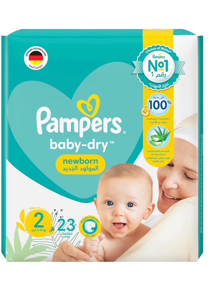Pampers Baby Dry Diapers Size 2 23 Pcs