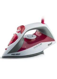 Electric steam iron, with an elegant design to facilitate ironing of clothes and all types of fabrics, 1400 Watts power, model (R.1132), white and red. - pzsku/Z8F4EEDC16E718CBCE2C4Z/45/_/1716898542/115dd79e-4460-4251-92db-b2383d5c4e1f