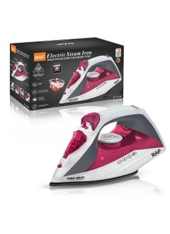 Electric steam iron, with an elegant design to facilitate ironing of clothes and all types of fabrics, 1400 Watts power, model (R.1132), white and red. - pzsku/Z8F4EEDC16E718CBCE2C4Z/45/_/1716898542/e07a98ec-1cda-49b1-b263-a33cd019e2e2