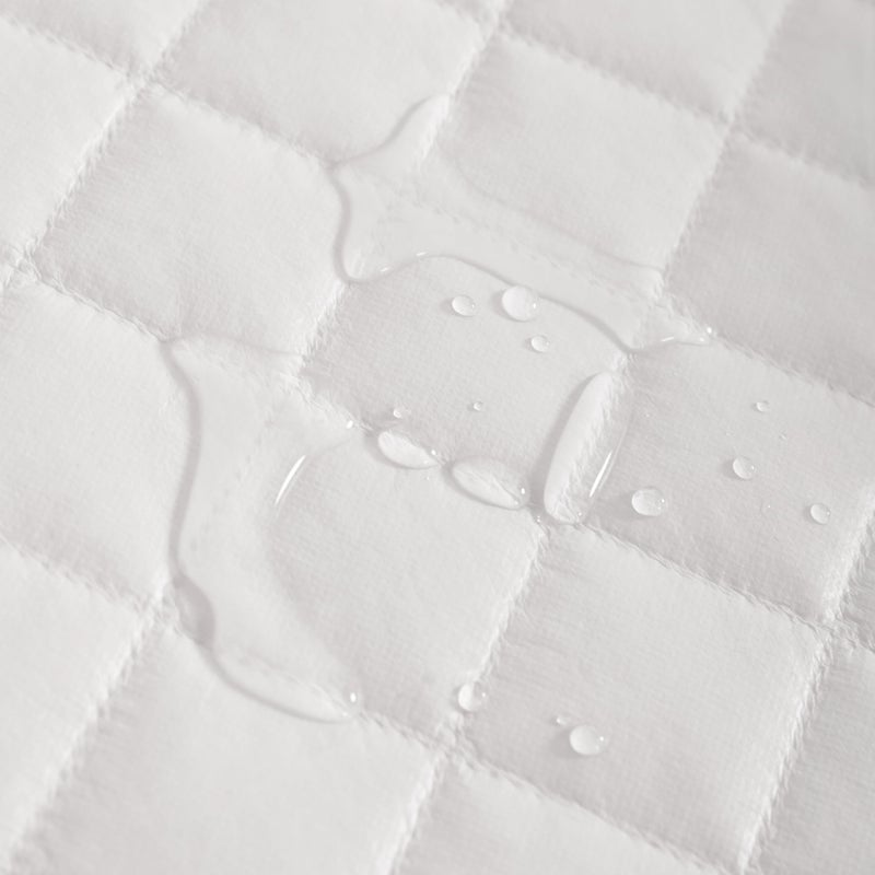 NTBAY 2 Pack Waterproof Mini Crib Mattress Protector  Quilted 24""x38"" Fitted Mattress Cover - Machine Washable - Soft and Breathable Baby Mattress Pad Sheet for Mini Crib and Baby Playards  Yellow - Image 4