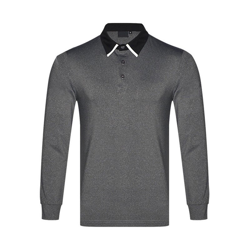 Autumn Golf T-shirt Men's Breathable Quick-drying Long-sleeved Outdoor Sports Jersey Sweat-wicking T-shirt Casual Golf Clothing - Image 4