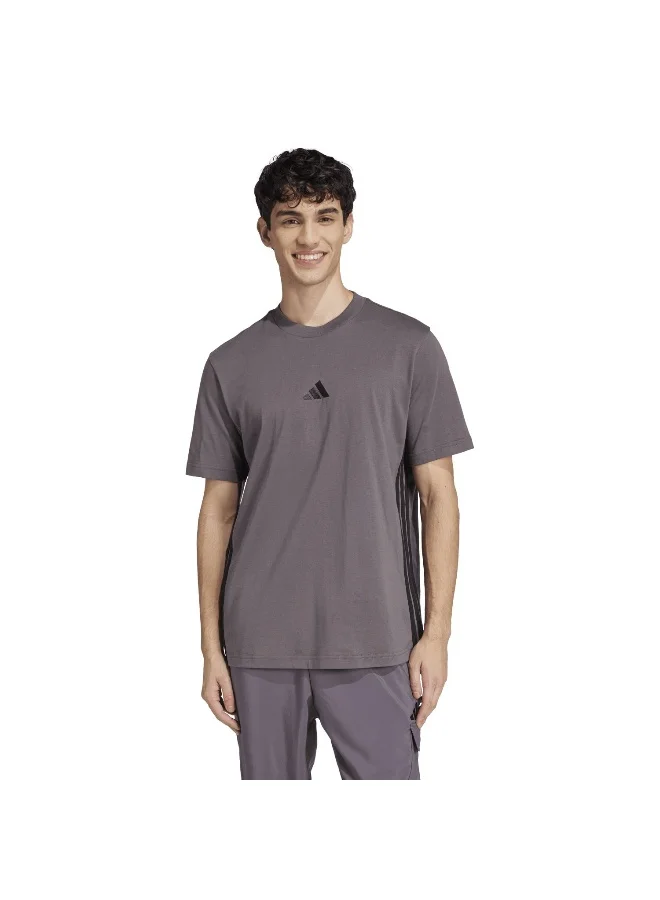 Adidas essentials three stripes single men t-shirt