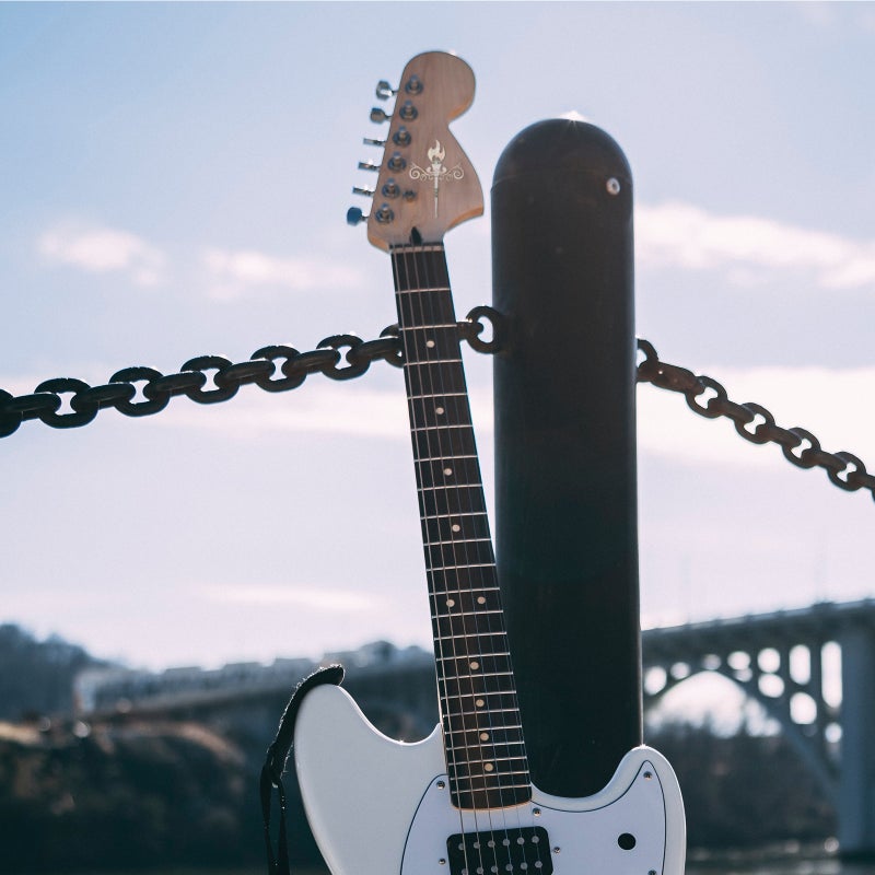 🎸 ملصق تزيين رأس غيتار ملون متعدد الألوان الحجم 4 9 سم طقم واحد للتصميم اليدوي - Image 3