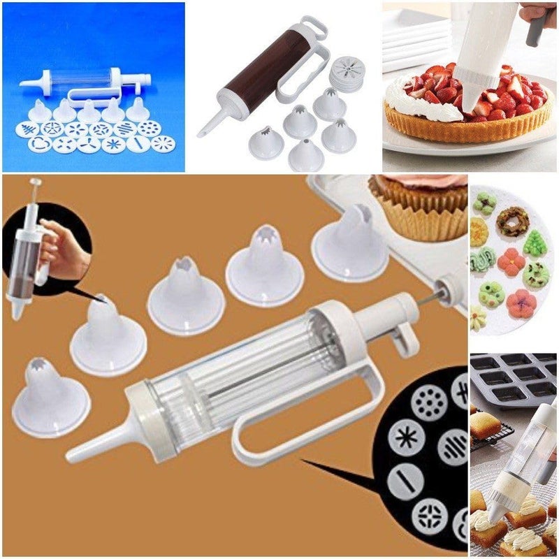 18 Pcs Cookie Decorating Tools Cake Decorating Tools Set Kitchen Baking Tools for Cookie Shaping - Image 1